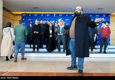حضور عوامل و بازیگران فیلم بیرو در اولین روز چهلمین جشنواره فیلم فجر