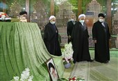 رئیس و مسئولان عالی قوه قضائیه با آرمان‌های امام خمینی (ره) تجدید میثاق کردند