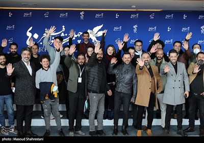 عوامل فیلم برف آخر قبل از شروع اکران فیلم برف آخر در سومین روز چهلمین جشنواره فیلم فجر