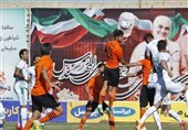 جام حذفی فوتبال| برتری مس کرمان مقابل خیبر خرم‌آباد در نیمه اول