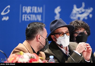 مجید صالحی بازیگر فیلم برف آخر در سومین روز چهلمین جشنواره فیلم فجر