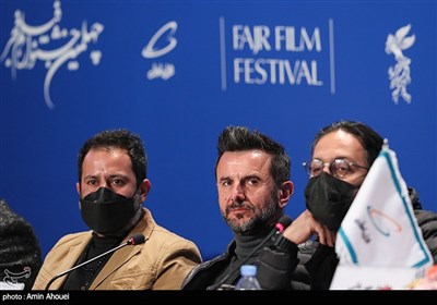 امین حیایی بازیگر فیلم برف آخر در سومین روز چهلمین جشنواره فیلم فجر