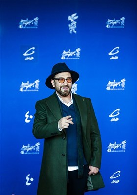 مجید صالحی بازیگر فیلم برف آخر در سومین روز چهلمین جشنواره فیلم فجر