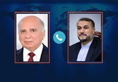مباحثات هاتفیة بین وزیری خارجیة إیران والعراق