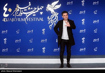 هوتن شکیبا بازیگر فیلم ملاقات خصوصی در چهارمین روز از چهلمین جشنواره فیلم فجر 