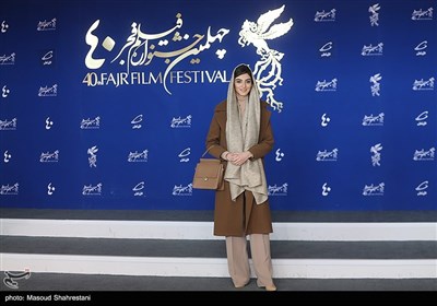 پردیس پورعابدینی بازیگر فیلم بی‌مادر در پنجمین روز چهلمین جشنواره فیلم فجر