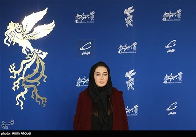 نیکی کریمی پیش از اکران فیلم سینمایی دسته دختران در پنجمین روز چهلمین جشنواره فیلم فجر