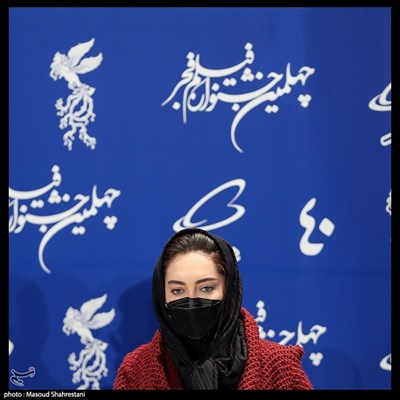 نیکی کریمی در نشست خبری فیلم سینمایی دسته دختران در پنجمین روز چهلمین جشنواره فیلم فجر