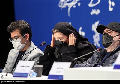 فرشته حسینی در نشست خبری فیلم سینمایی دسته دختران در پنجمین روز چهلمین جشنواره فیلم فجر