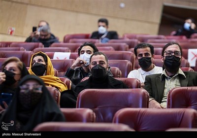 حضور نوید محمدزاده در نشست خبری فیلم سینمایی دسته دختران در پنجمین روز چهلمین جشنواره فیلم فجر