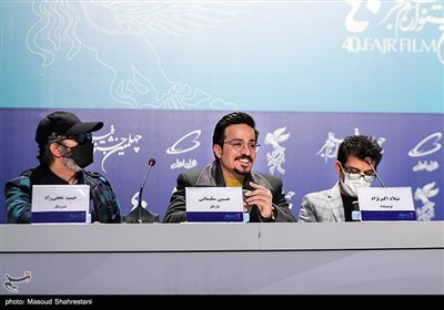 حسین سلیمانی در نشست خبری فیلم سینمایی دسته دختران در پنجمین روز چهلمین جشنواره فیلم فجر