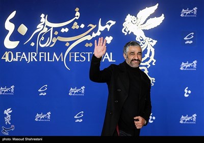 پژمان جمشیدی بازیگر فیلم بی‌مادر در پنجمین روز چهلمین جشنواره فیلم فجر