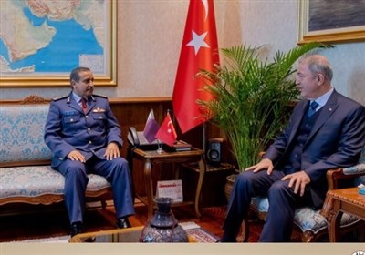 دیدار رئیس ستاد مشترک نیروهای مسلح قطر و وزیر دفاع ترکیه