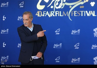 سیاوش طهمورث بازیگر فیلم هناس در ششمین روز از چهلمین جشنواره فیلم فجر