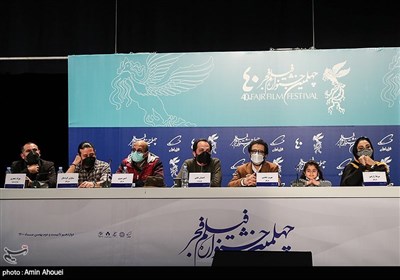 نشست خبری عوامل فیلم هناس در ششمین روز چهلمین جشنواره فیلم فجر