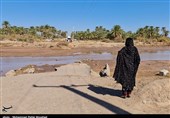 بن‌بست سیلاب در جنوب استان کرمان به روایت تصویر