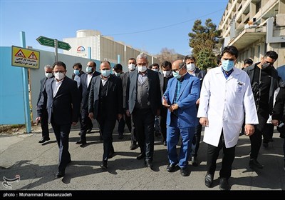 افتتاح پروژه های درمانی بیمارستان امام حسین (ع) با حضور دکتر عین اللهی وزیر بهداشت