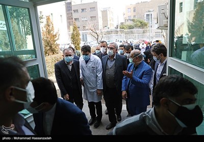 افتتاح پروژه های درمانی بیمارستان امام حسین (ع) با حضور دکتر عین اللهی وزیر بهداشت