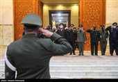 مراسم تجدید میثاق فرماندهان ارشد و کارکنان نیرو‌های مسلح با آرمان‌های امام (ره)