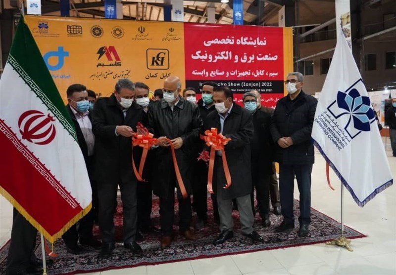 نمایشگاه صنعت برق و الکترونیک در زنجان افتتاح شد
