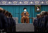 دیدار جمعی از فرماندهان و افسران نیروی هوایی ارتش  با رهبر معظم انقلاب