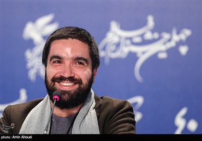 علی حضرتی در نشست خبری فیلم سینمایی شهرک در نهمین روز جشنواره فیلم فجر