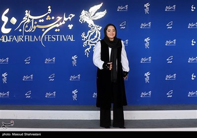  نرگس محمدی بازیگر فیلم ۲۸۸۸ در نهمین روزازچهلمین جشنواره فیلم فجر 