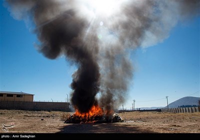 Iranian Police Destroys 18 Tons of Narcotics in City of Shiraz