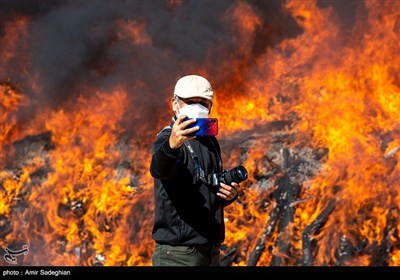 Iranian Police Destroys 18 Tons of Narcotics in City of Shiraz