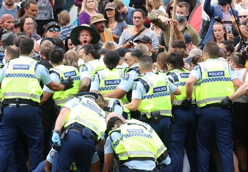 Clashes, Arrests As New Zealand Police Clear COVID Protest