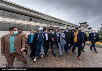 افتتاح خط پروازی تاکسی هوایی مازندران در فرودگاه ساری