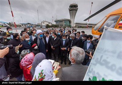 افتتاح خط پروازی تاکسی هوایی مازندران در فرودگاه ساری