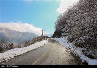 طبیعت زمستانی ییلاقات رحیم آباد گیلان