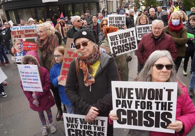 Protesters across UK Demonstrate against Spiraling Cost of Living