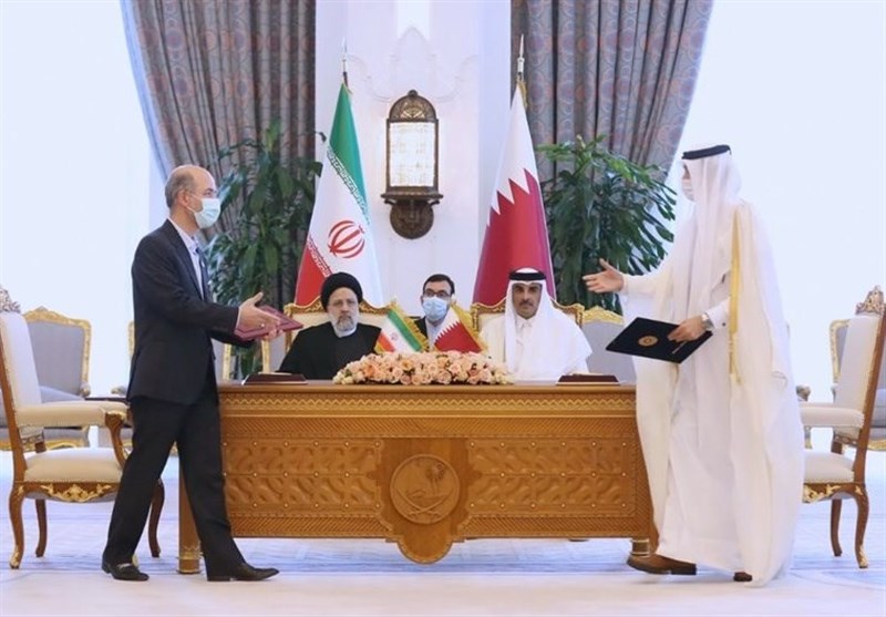 14 سند همکاری میان ایران و قطر به امضا رسید / تفاهم دو کشور برای اتصال شبکه برق