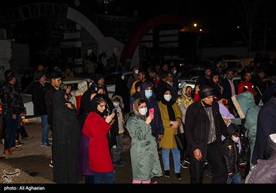 ادای احترام به شهدای حادثه سقوط هواپیمای ارتش - تبریز