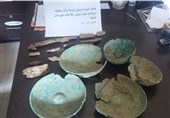 کشف و ضبط اشیای تاریخی دوره پیش از اسلام در اندیکا