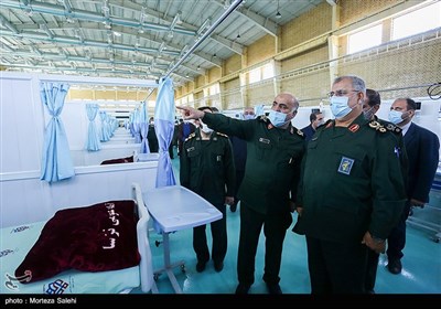 افتتاح بیمارستان سیار تخصصی حاد تنفسی شهید آیت الله صدوقی اصفهان