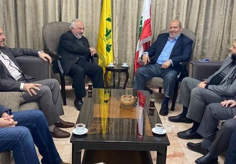 رایزنی هئیتی از حماس با مسئولان حزب‌الله در بیروت