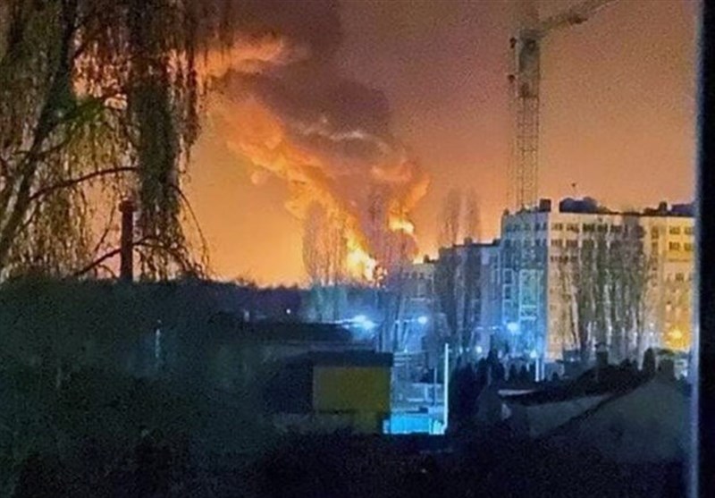 یک انبار نفت و یک خط لوله گاز در اوکراین منفجر شد
