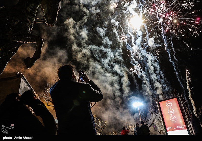 نورافشانی 100 نقطه شهر کرمان در شب عید غدیر