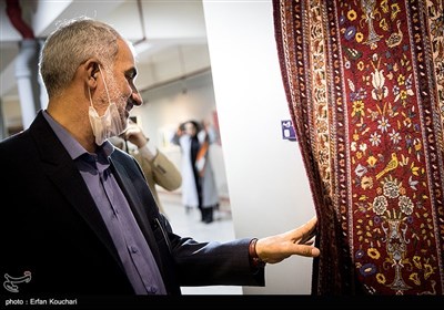 یوسف نوری وزیر آموزش و پرورش در نمایشگاه آثار دومین جشنواره ملی همام