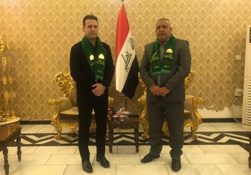 رئیس فدراسیون جودو با استقبال همتای عراقی وارد نجف شد