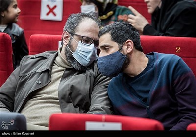 حسین دارابی کارگردان فیلم هناس و محمدرضا شفاه تهیه کننده فیلم هناس
