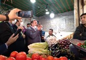حضور میدانی استاندار ایلام در بازار به روایت تصویر