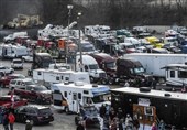 Trucks, RVs, Cars Flock to Washington Area to Protest COVID Restrictions