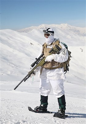 تدریبات وحدة صابرین الخاصة على الثلج