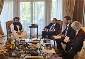 دیدار سه‌جانبه طالبان با وزیر خارجه قطر و نماینده ویژه آمریکا
