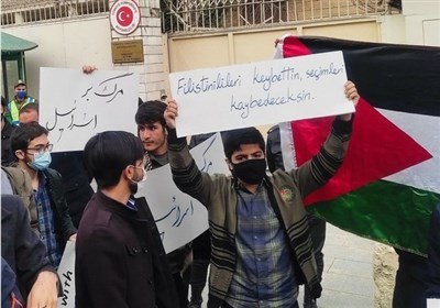  اعتراض دانشجویان به سفر رئیس رژیم صهیونیستی 