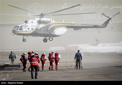 Air Rescue Drill Held in Tehran